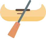 Canoe SVG Icon